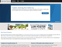 Tablet Screenshot of medschoolpredictor.com